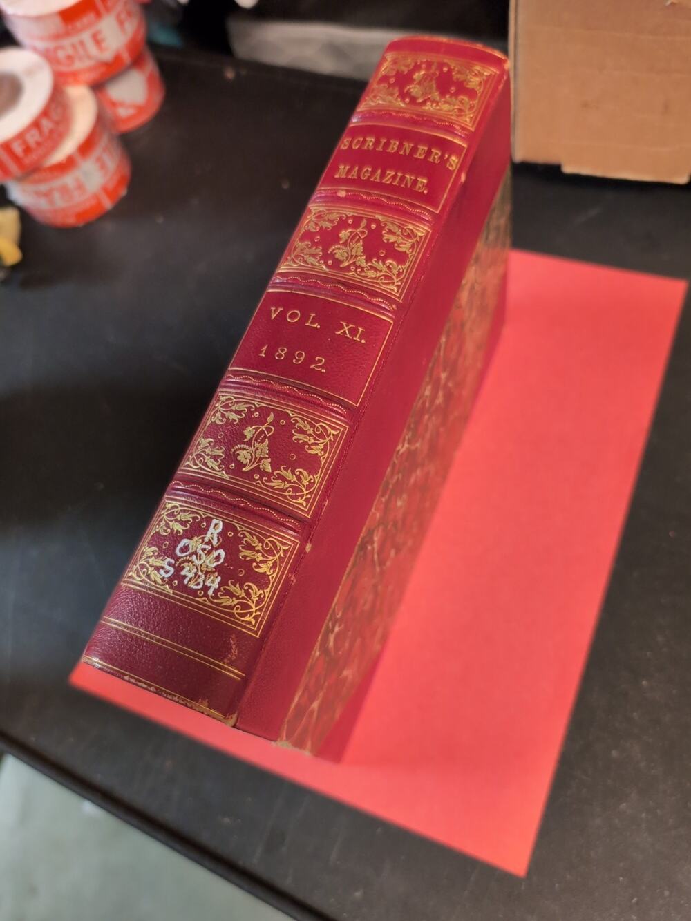 Scribner’s Magazine 1892 Jan June Volume XL Bound Antique Book